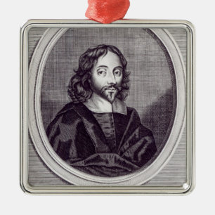Sir Thomas Browne , gegraveerd door Frederick Metalen Ornament