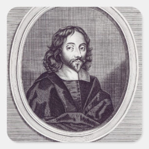 Sir Thomas Browne , gegraveerd door Frederick Vierkante Sticker