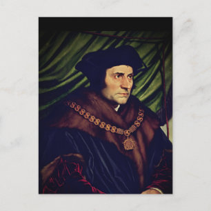 Sir Thomas More - door Hans Holbein, de jongere Briefkaart