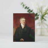 Sir Thomas Young MD, FRS Briefkaart (Staand voorkant)