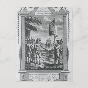 Sir Walter Raleigh Briefkaart