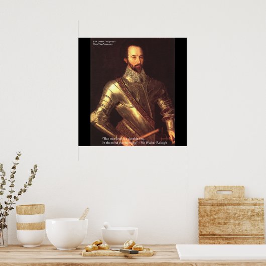 Sir Walter Raleigh "True Love" Fine Art Posters (Keuken)