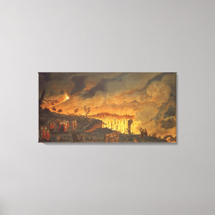 Sir William Hamilton die Ferdinand IV toont Canvas Afdruk