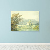 Sir William Hamilton's Villa, c.1795 (w/c over pen Canvas Afdruk (Insitu (Houten vloer))