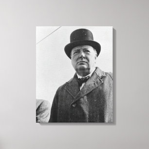 Sir Winston Churchill (1942) Canvas Afdruk