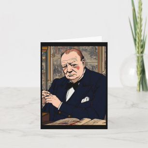 Sir Winston Churchill 4 Sticker  Kaart