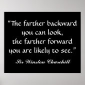 Sir Winston Churchill Citaat van SRF Poster (Voorkant)