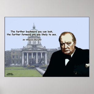 Sir Winston Churchill - Inspirerend Posers Poster