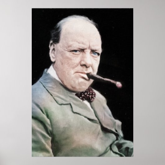 Sir Winston Churchill Poster (Voorkant)