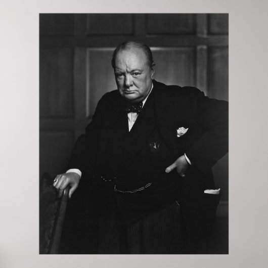 Sir Winston Churchill Poster (Voorkant)