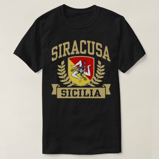 Siracusa Sicilia T-shirt (Design voorkant)