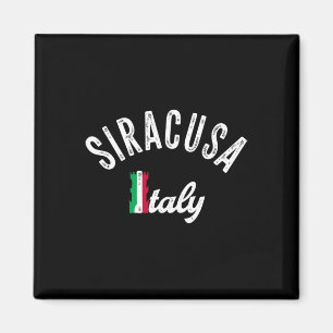Siracusa Sicilië Vakantie Souvenir - Retro Siracus Magneet