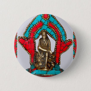 SIRDI SAI BABA - Saibaba Ronde Button 5,7 Cm