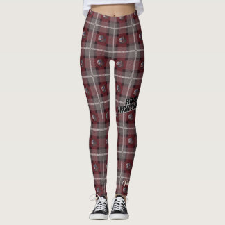  "Siren Pset"-Leggings met schoppen — Merlot Leggings