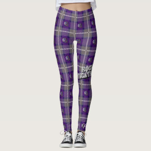"Siren Pset"-Leggings met schoppen - Paars Leggings