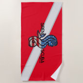 SIREN SCUBA - Drapeau Patriot/Plongée, Serviette d (Devant)
