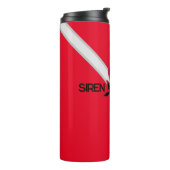 SIREN SCUBA - Rood/duik vlag, thermische Mok (Gedraaid links)