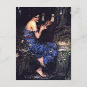 Siren Speelt Muziek voor Sailors Briefkaart