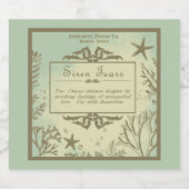 Siren Tears Craft Bière Étiquette (Étiquettes simples)