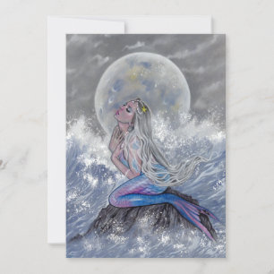 Sirena mermaid moon carte pour notes