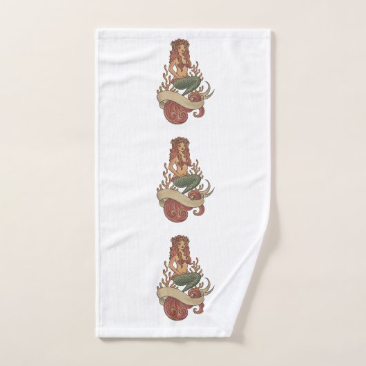 sirène (Serviette à main)