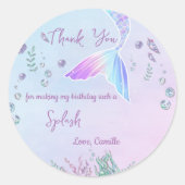 Sirène 1er Anniversaire Fête ONE der Sticker Sea (Devant)