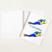 sirène à queue bleue (Devant avec enveloppe)