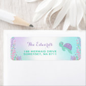 Sirène Adresse de retour Étiquettes Sirène magique (En situation)