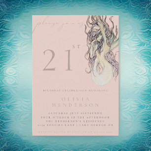 Sirène Adulte N'IMPORTE QUELLE Invitation à une fê