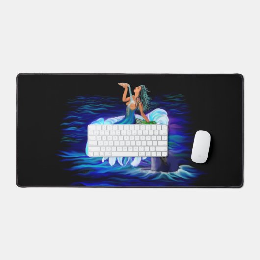 Sirène avec dauphin (Clavier et souris)