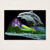 Sirène avec dauphins (Dos)