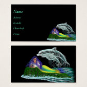 Sirène avec dauphins (Devant & derrière)