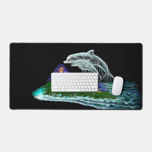 Sirène avec dauphins (Clavier et souris)