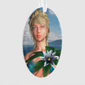 Sirène avec fleur de nénuphar (devant)