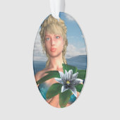 Sirène avec fleur de nénuphar (devant)