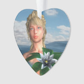 Sirène avec fleur de nénuphar (devant)