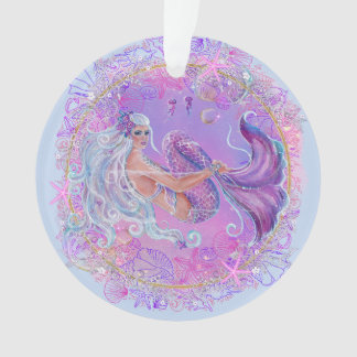 Sirène avec fleurs et art par Renee