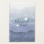 Sirène Bleue En Service Planificateur Mensuel Hebd (Devant)