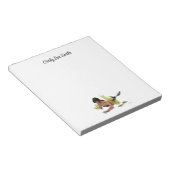 Sirène Brunette Avec Bloc-Notes Starfish (Incliné)