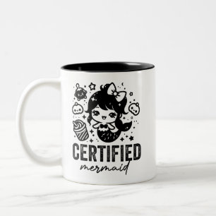 Sirène certifiée Océane sirène Mug de mer