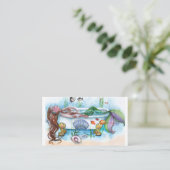 Sirène dans le Carte de visite de baignoire (Debout devant)