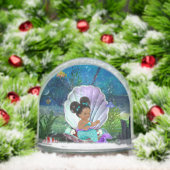 Sirène de bébé à peau foncée (Noël)