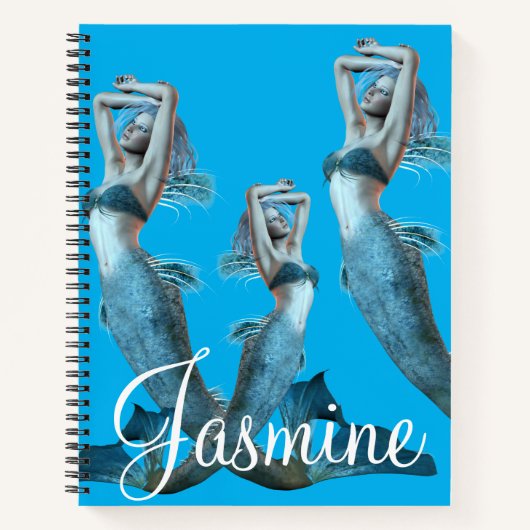 Sirène de Carnet spirale (Devant)