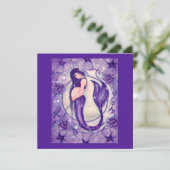 Sirène de grossesse pourpre par Renee Carte de rem (Debout devant)