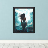 Sirène de la Toile Premium Split Seas (Insitu (Plancher de Bois))