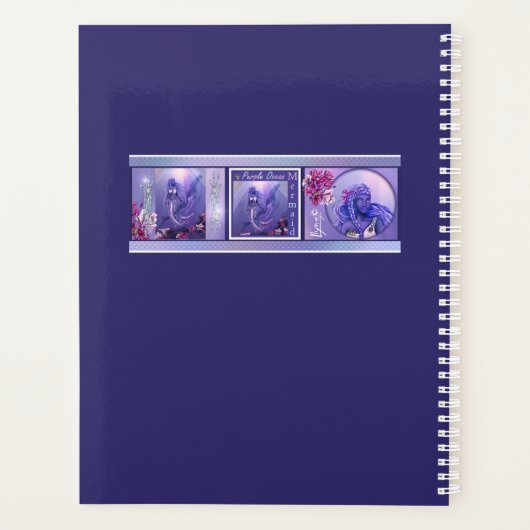 Sirène de mer violette (Dos)