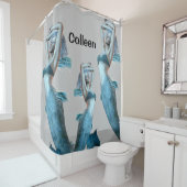 Sirène de rideau de douche (En situation)