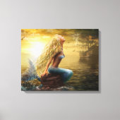 Sirène d'impression en toile étirée (2) (Recto)