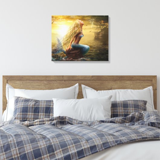 Sirène d'impression en toile étirée (2) (Insitu(Chambre))