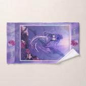 Sirène d'océan violet (Serviette à main)